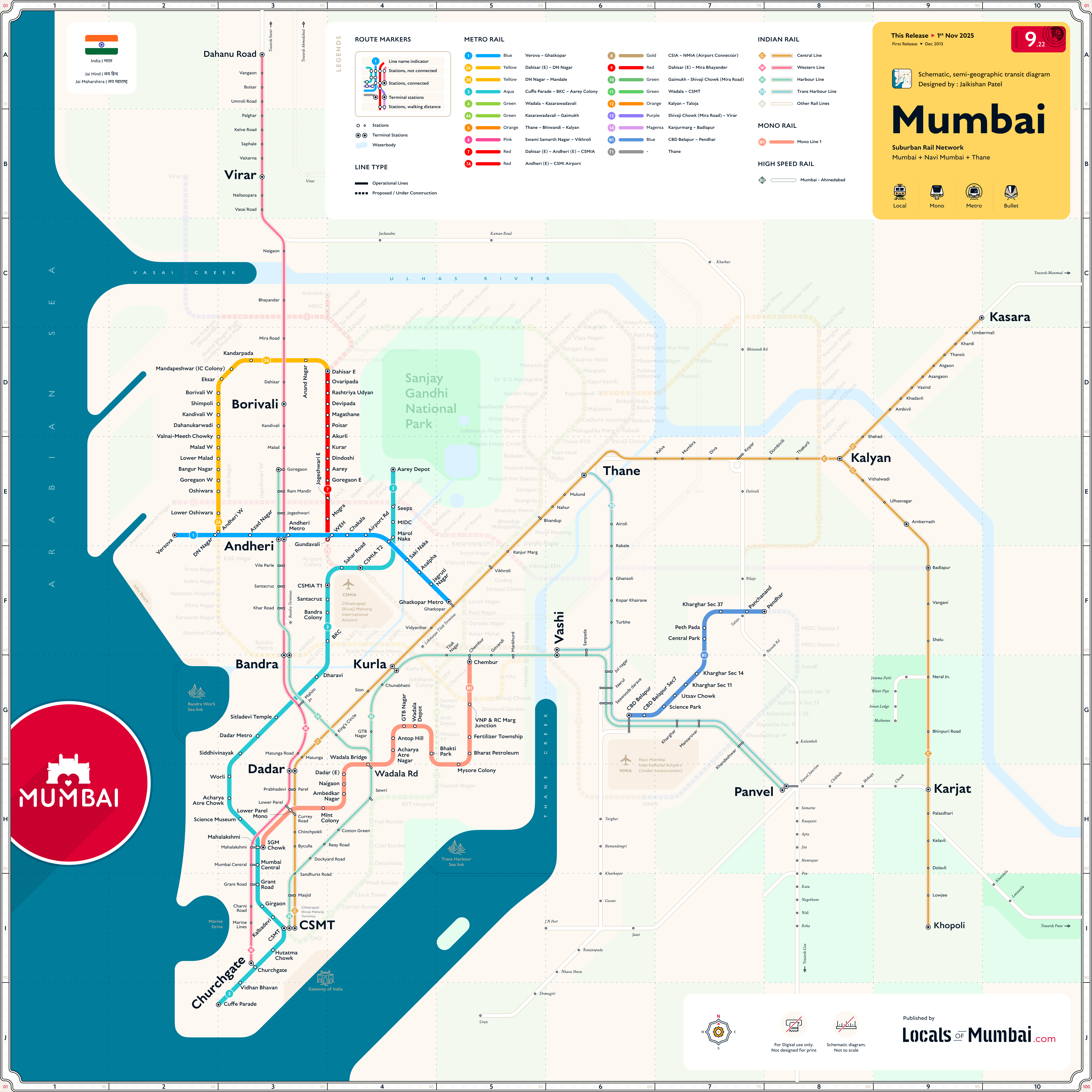 Mumbai Transit Map